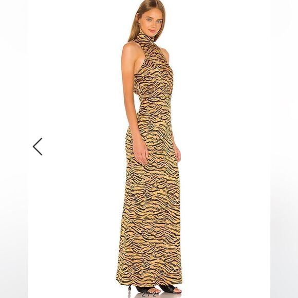 Song Of Style Revolve Hope Maxi Dress in Tiger Multi.Size S - Picture 2 of 16